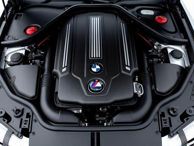 Vano motore di BMW M4 Competition con modifiche Finocchio Performance