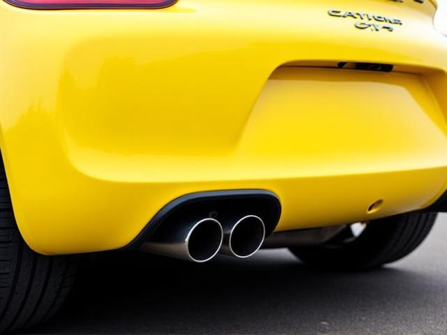 Porsche Cayman GT4 con sistema di scarico migliorato Finocchio Performance